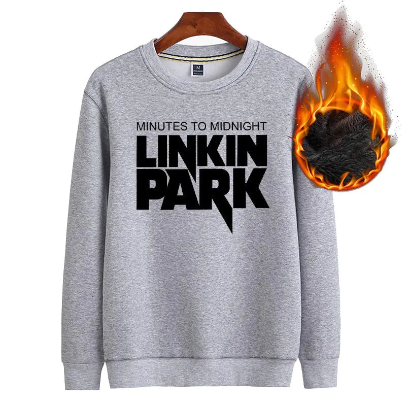 2020 Autumn Men's Fleece Logo Sweatshirt for Couples