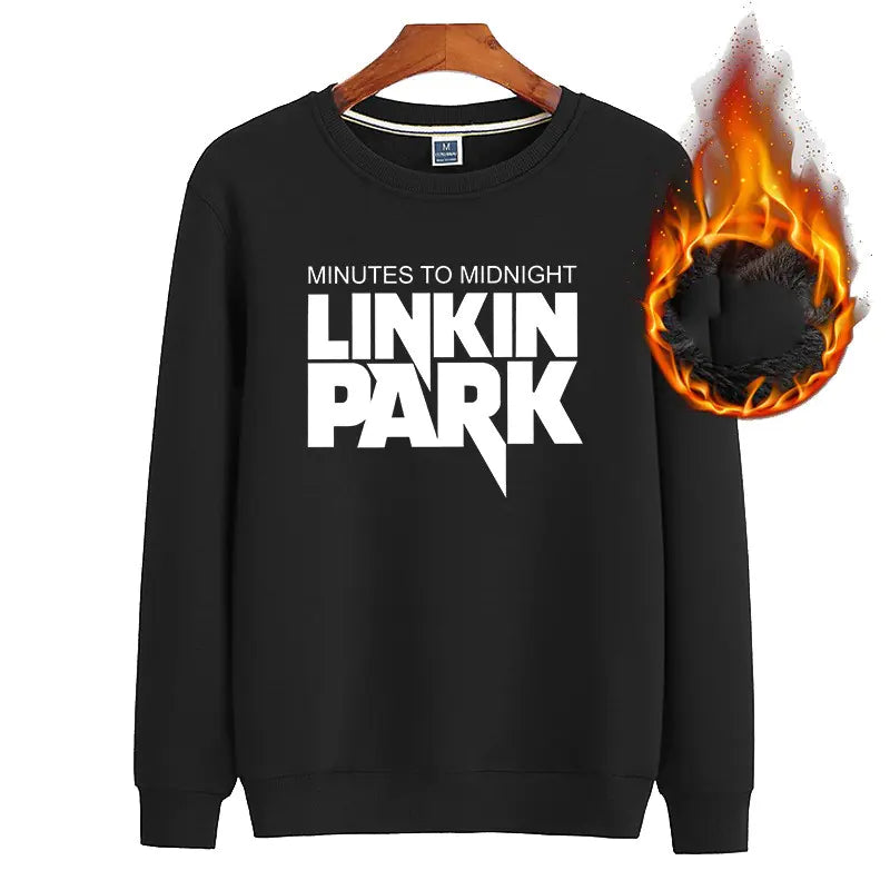 2020 Autumn Men's Fleece Logo Sweatshirt for Couples