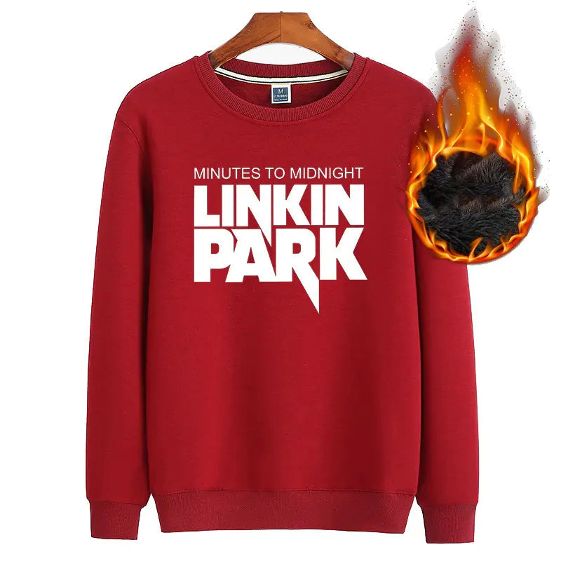 2020 Autumn Men's Fleece Logo Sweatshirt for Couples