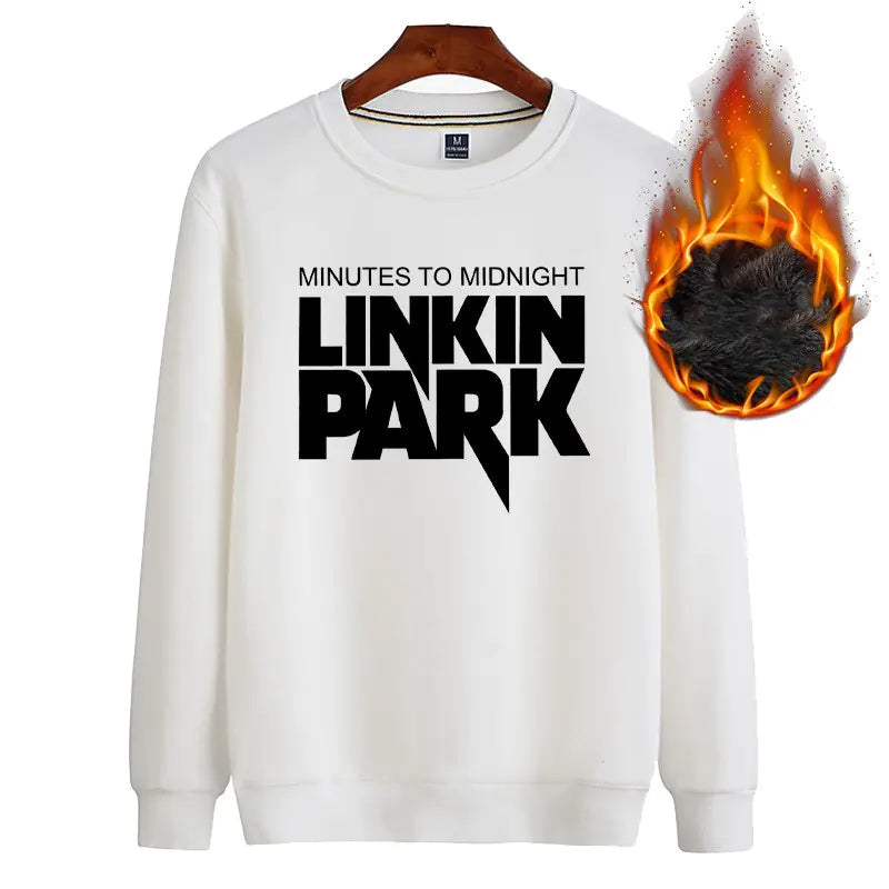 2020 Autumn Men's Fleece Logo Sweatshirt for Couples